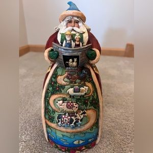 Jim Shore Santa. 2x2